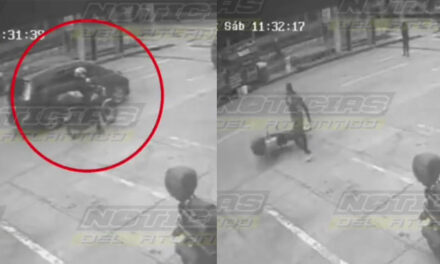 Hombre armado evita que le roben su motocicleta en zona 9 (Video)