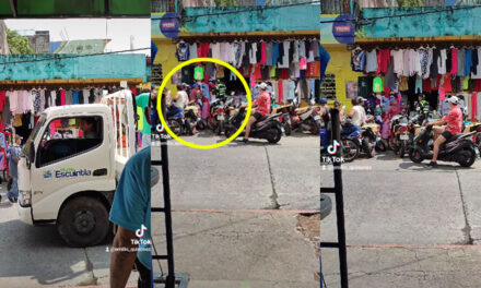 Momento en que PMT le pega un comerciante, supuestamente por tener su venta en la calle (Video)