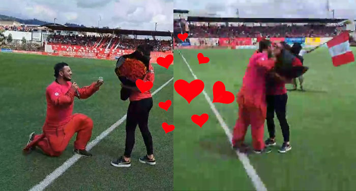 VIDEO: Hombre le pide matrimonio a su novia durante el partido de Municipal vs. Malacateco