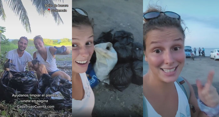 Extranjeros critica el estado de playa en Puerto Barrios y le manda mensaje a las autoridades (Video)