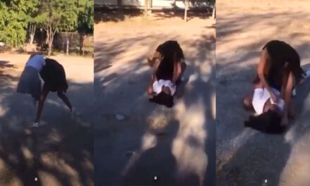 Alumna deja inconsciente a su compañera tras fuerte golpiza, supuestamente por un hombre (Video)
