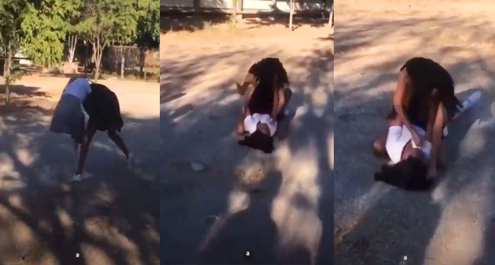 Alumna deja inconsciente a su compañera tras fuerte golpiza, supuestamente por un hombre (Video)
