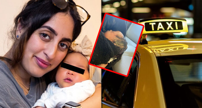 Mujer da a luz en un taxi y el dueño le cobran por ensuciarlo