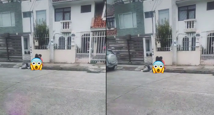 Pareja es captada manteniendo relaciones en la vía pública y los suben a las redes (Video)
