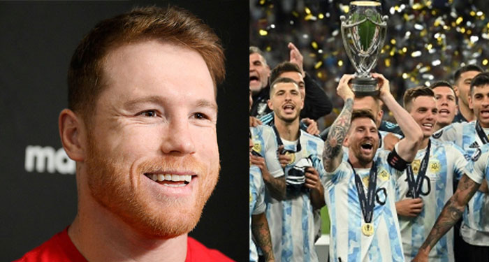 Canelo Álvarez envía mensaje mensaje a Argentina, especialmente a Messi por el triunfo