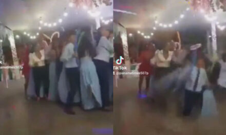 Momento en que colapsa el piso de una discoteca durante fiesta (Video)