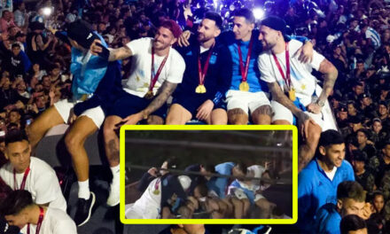 Messi y sus compañeros estuvieron a punto de morir por cable de alta tensión (Video)