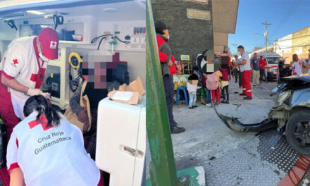 Vehículo embiste a ancianos, niños y un bebé tras perder el control (Video)