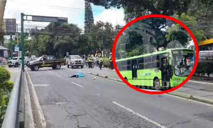 Mujer muere arrollada por un Transmetro en la zona 9 capitalina (Video)