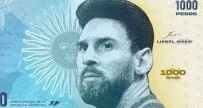 Banco de Argentina propone crear billetes y monedas de Messi