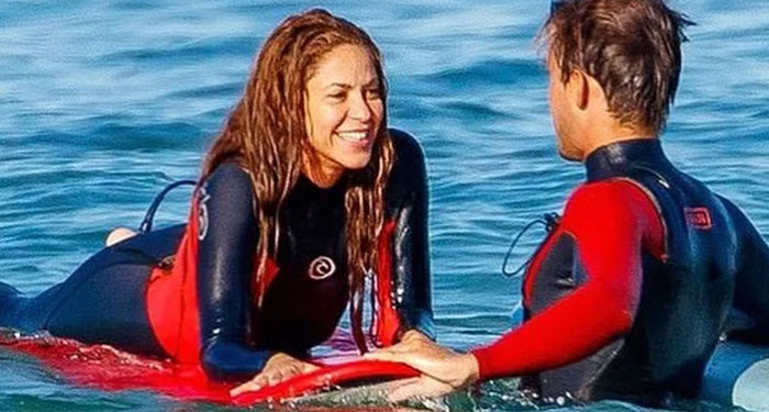 Shakira aclara sobre el supuesto romance que tiene con su profesor de surf