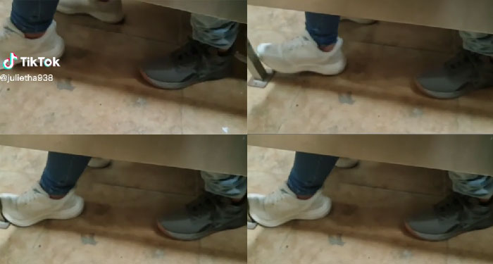 Captan a pareja manteniendo relaciones dentro de un baño de un centro comercial (Video)