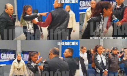 Mujer endemoniada señala al Pastor que supuestamente la violó (Video)