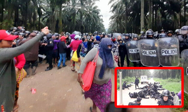 Momento en que Policías fueron recibidos a balazos por pobladores en Izabal (Video)