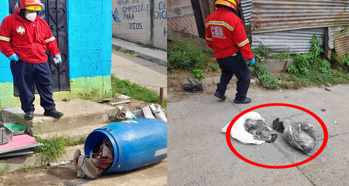 ¡URGENTE! Localizan restos humanos dentro de un tonel en la zona 18 capitalina