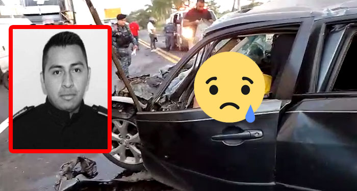 Agente de la PNC pierde la vida tras accidente en Escuintla