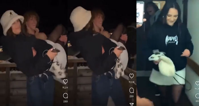 Joven intenta tomarse una foto y su mejor amigo la lanza desde un tercer piso (Video)