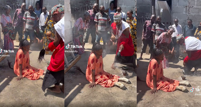 Supuesto Brujo convierte en animal a una mujer durante un ritual satánico (Video)
