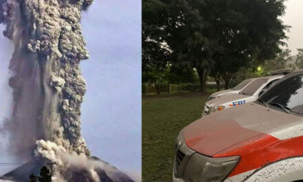 La Ruta Nacional 14 completamente cerrada por actividad del Volcán de fuego (Video)