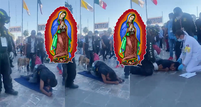 Tras salir de la cárcel hombre realiza peregrinación para agradecer a la Virgen de Guadalupe (Video)