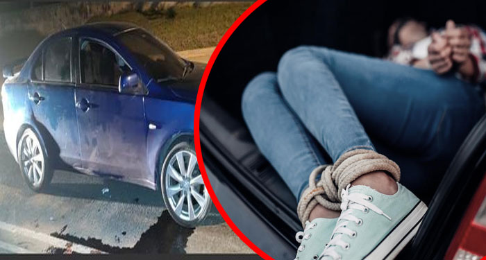 Taxista Pirata transportaba a un hombre atado de pies y manos para luego pedir rescate
