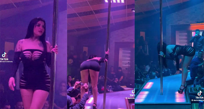 Empresario consiente a sus trabajadores con el ardiente show de Karely Ruiz para el convivio