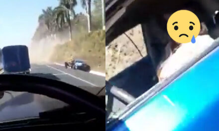 ¡URGENTE! Tráiler sin frenos impacta contra vehículo en Palín Escuintla (Video)