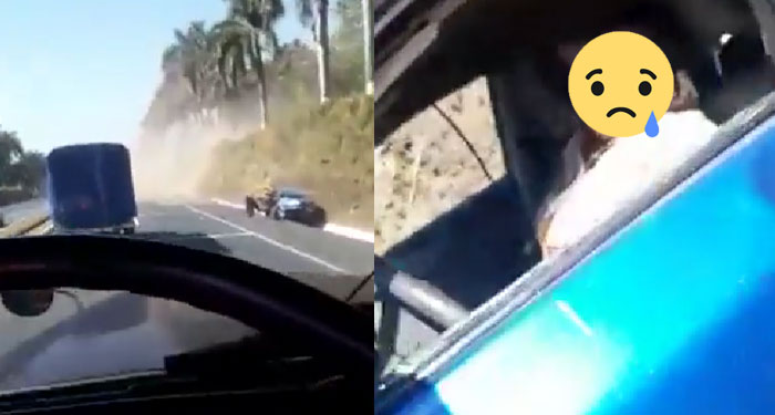 ¡URGENTE! Tráiler sin frenos impacta contra vehículo en Palín Escuintla (Video)