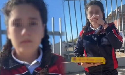 Padre pone a vender dulces a su hija en la calle por no querer seguir estudiando (Video)