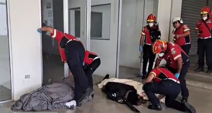 INACIF Identificó a los guardias fallecidos en tiroteo en centro comercial