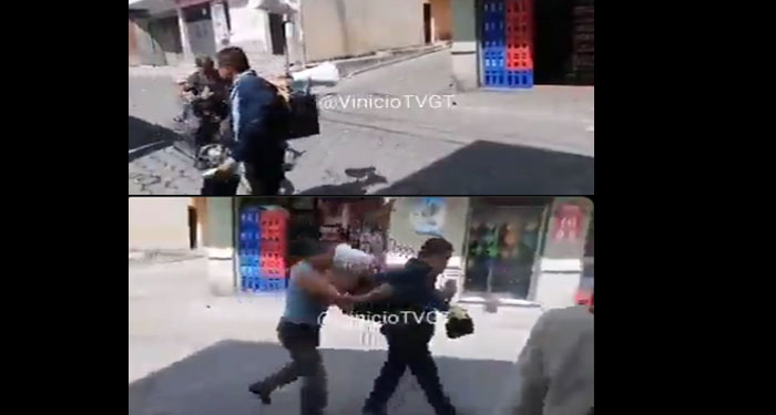 Pastor Evangélico es golpeado por predicar a personas de religión católica (Video)
