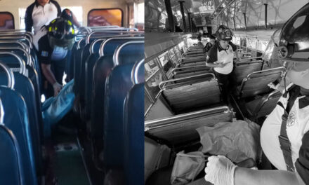 Ataque armado dentro de un bus extraurbano deja dos pasajeros fallecidos