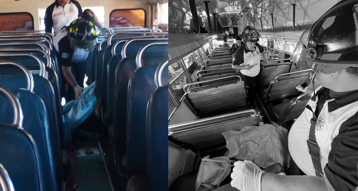 Ataque armado dentro de un bus extraurbano deja dos pasajeros fallecidos