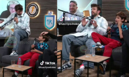 Hijo de Shakira se roba la atención en evento de Piqué y lo delata (Video)