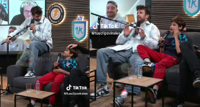 Hijo de Shakira se roba la atención en evento de Piqué y lo delata (Video)