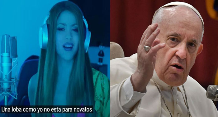 Papa Francisco desata revuelo en Twitter por tiradera de Shakira con su nuevo tema