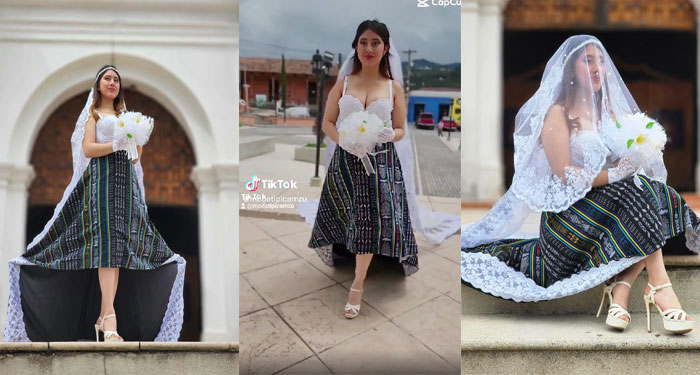 Sale a la luz la creadora del vestido de boda guatemalteco que se hizo viral (Video)