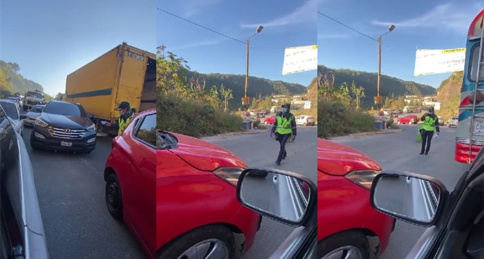PMT se hace viral en redes sociales por multar a pilotos que iban contra de la vía (Video)