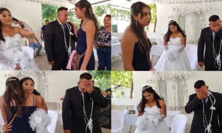 Novio llora el día de su boda ver a su ex feliz con su mejor amigo (Video)
