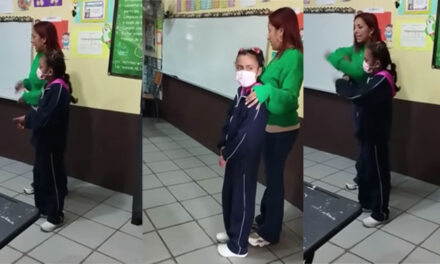 Maestra enseña lengua de señas a sus alumnos para que se comuniquen con una compañera (Video)