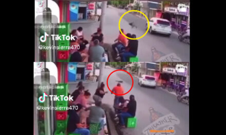 Momento en que vehículo arrolla a niño que cruzaba la calle (Video)