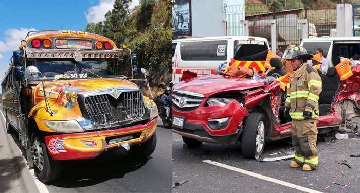 Bus provoca la muerte de 5 personas tras colisionar en la Interamericana