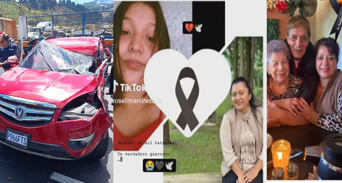 Les dan el último adiós a las 5 personas del accidente en la interamericana (Video)