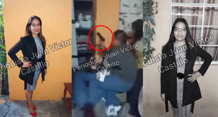 Momento en que hombre asesinó a su pareja porque la engañaba con otro hombre (Video)
