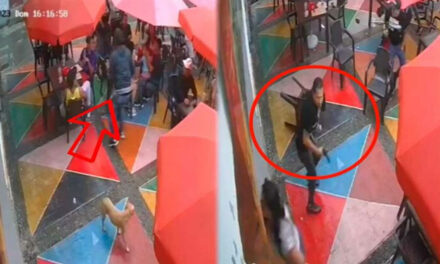Ladrón intenta robar en un restaurante y cliente iba armado (Video)
