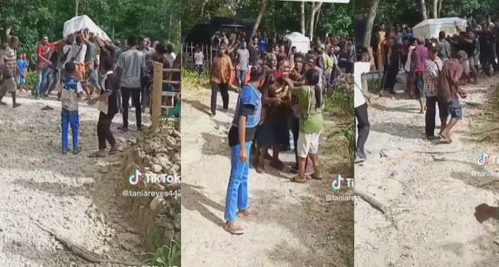 Familiares se van a los golpes en pleno entierro por la supuesta herencia (Video)