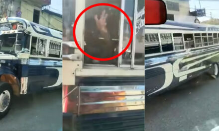 Conductor de bus no le da paso a Bomberos cuando se dirigen a cubrir una emergencia (Video)