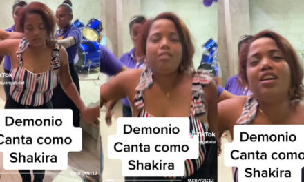 Mujer poseída por un demonio canta como Shakira y se vuelve viral en redes (Video)