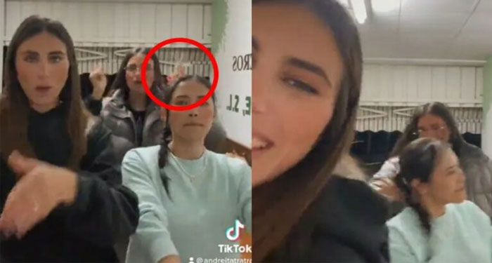 Momento en que joven quema el cabello de su amiga durante baile de TikTok (Video)