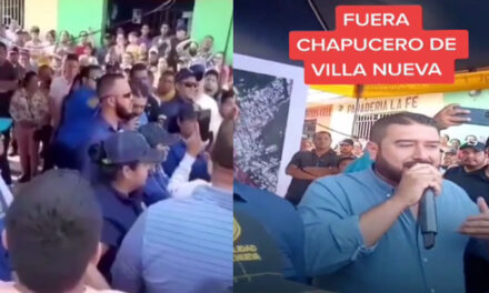 Vecinos de Villa Nueva tratan de “Chapucero” al Alcalde y él les responde mal (Video)